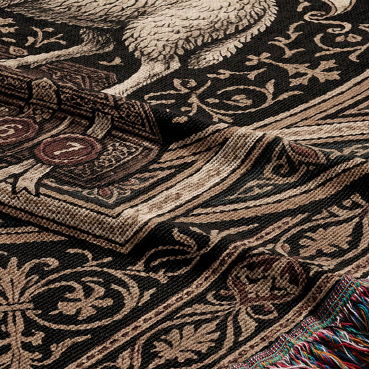 CalmNestStyle Agnus Dei Sacred Art Woven Blanket jacquard woven blanket