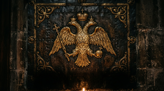 Double-Headed Eagle — CalmNestStyle Heritage Blanket
