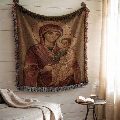 Handcrafted Religious Tapestry Wall Art for Home Decor
