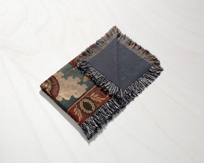 CalmNestStyle Constantine In Hoc Signo Vinces jacquard woven blanket