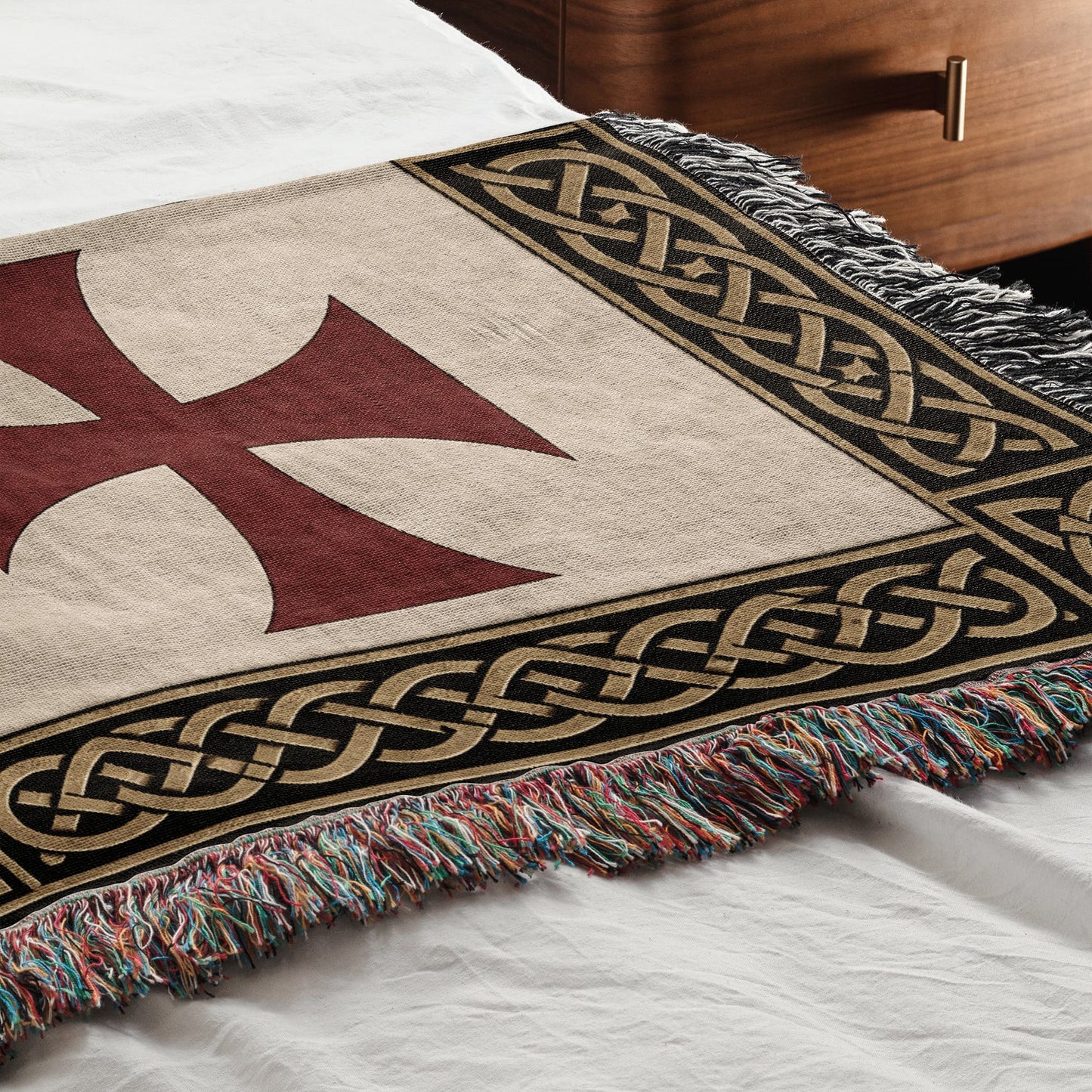 MyDesigns Medieval Wall Hanging – Order of Calatrava & Crusader Knights Woven Blanket jacquard woven blanket