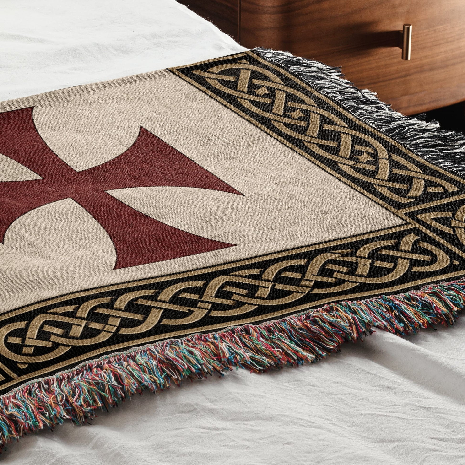 MyDesigns Medieval Wall Hanging – Order of Calatrava & Crusader Knights Woven Blanket jacquard woven blanket