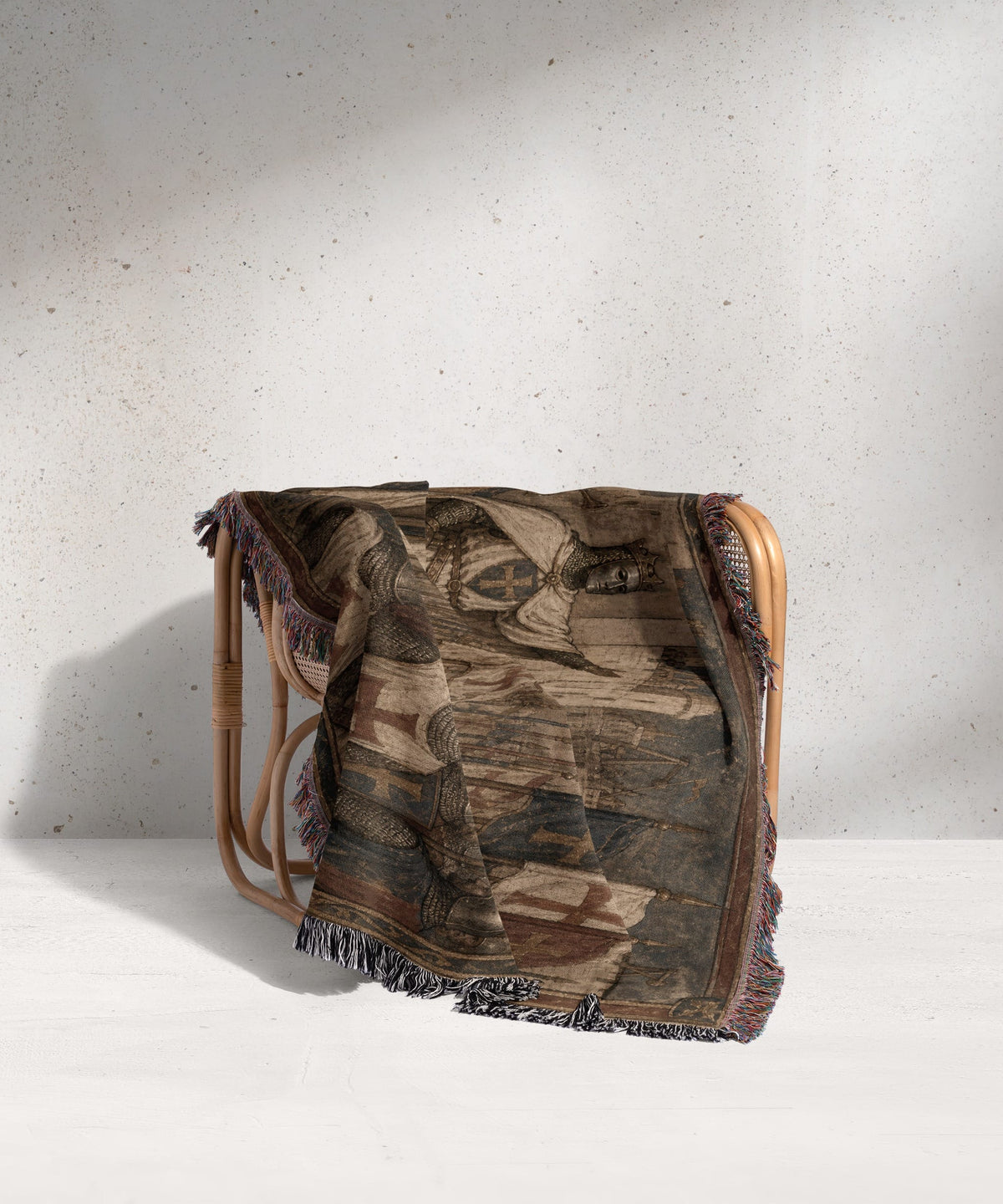 CalmNestStyle Baldwin IV Before the Walls jacquard woven blanket