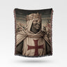 Baldwin IV the Leper King Crusader Knight Baldwin IV Woven Blanket