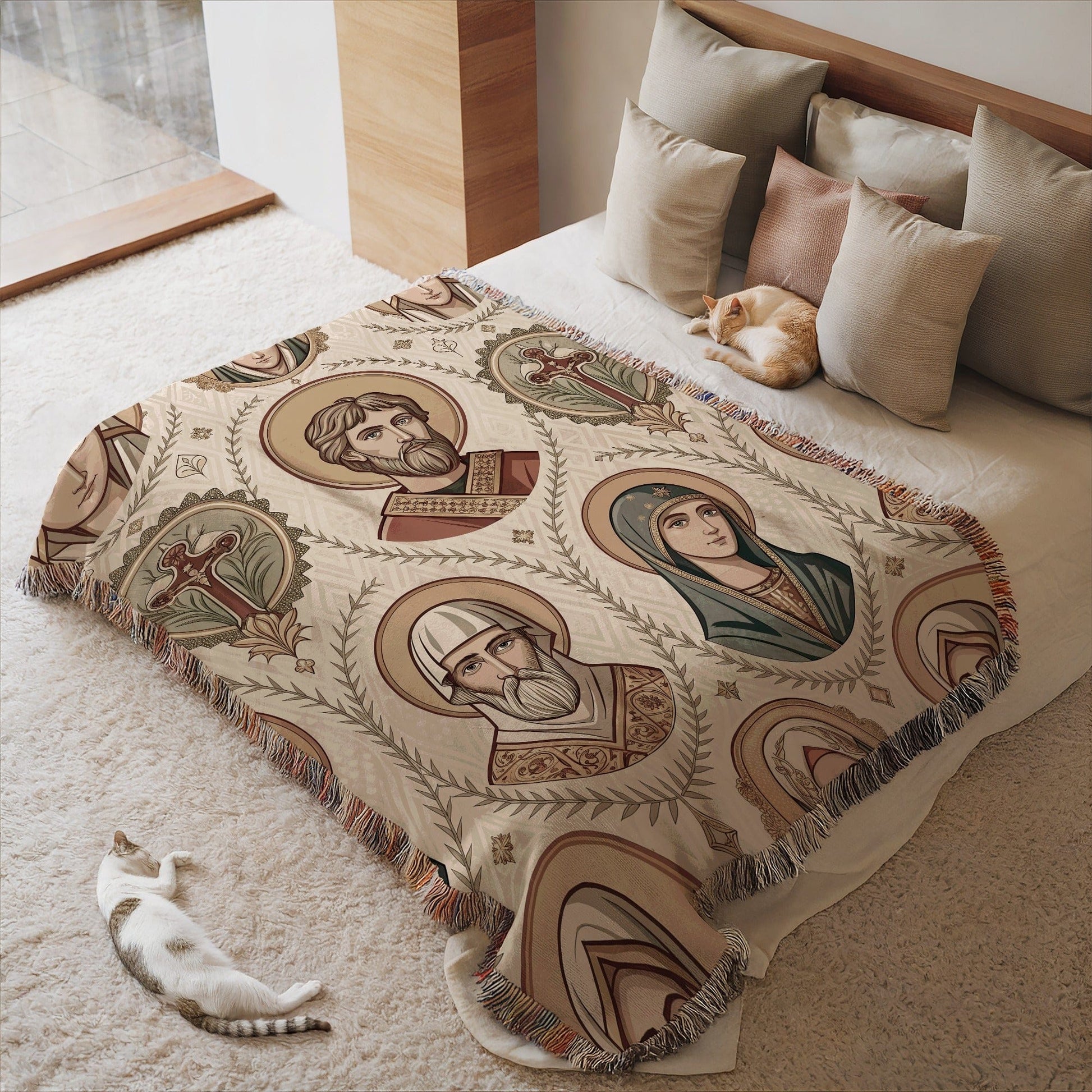 Religious Iconography Design Blanket Product