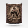 Knight TemplaHugues de Payens Crusaders Templar Woven Blanket