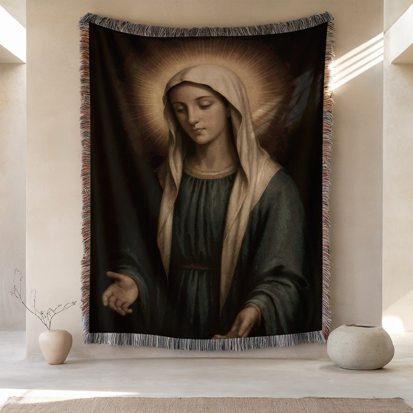 Holy Virgin Mary Tapestry for Home Decor
