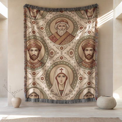Byzantine Inspired Decorative Tapestry Wall Art