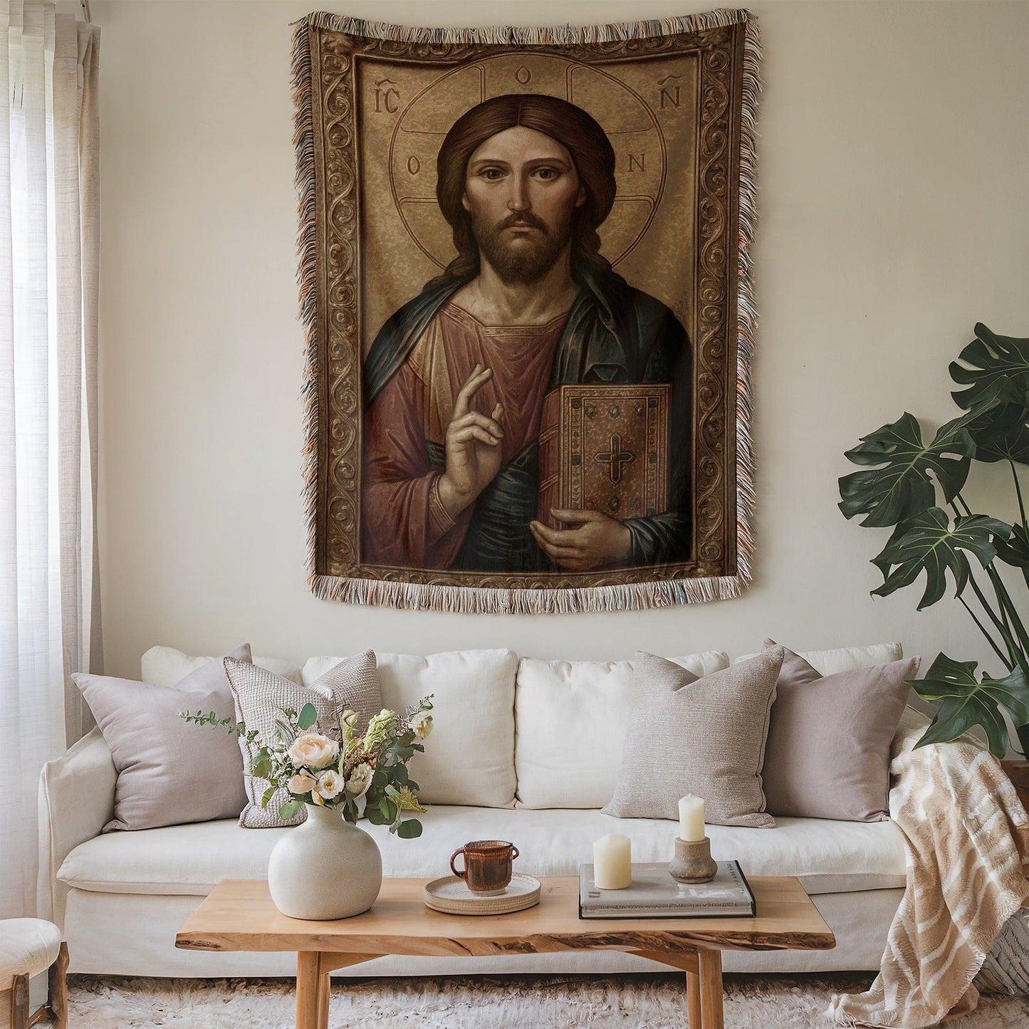 Religious Home Decor Jesus Wall Hanging Tapestry