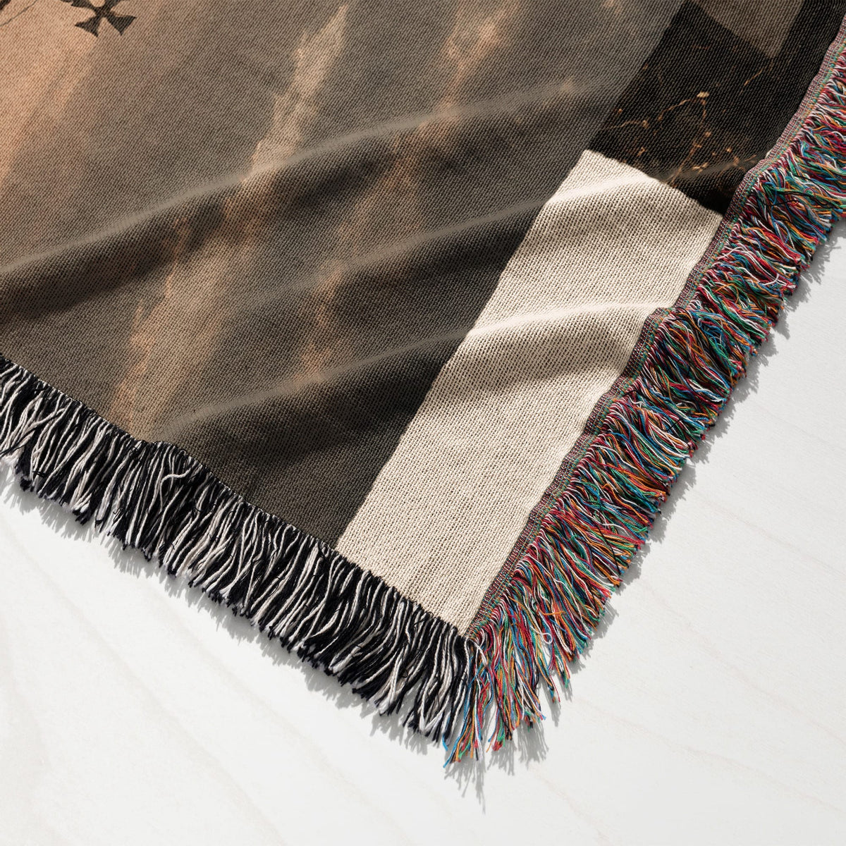 CalmNestStyle Non Nobis Domine Templar Knights jacquard woven blanket