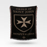 Order of Saint John Woven Blanket – Hospitaller Cross