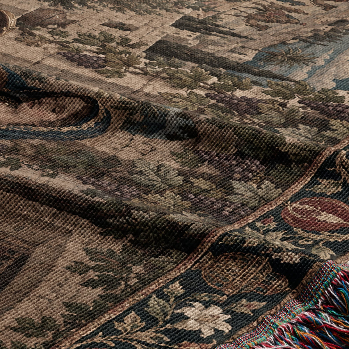 CalmNestStyle The Three Kings jacquard woven blanket