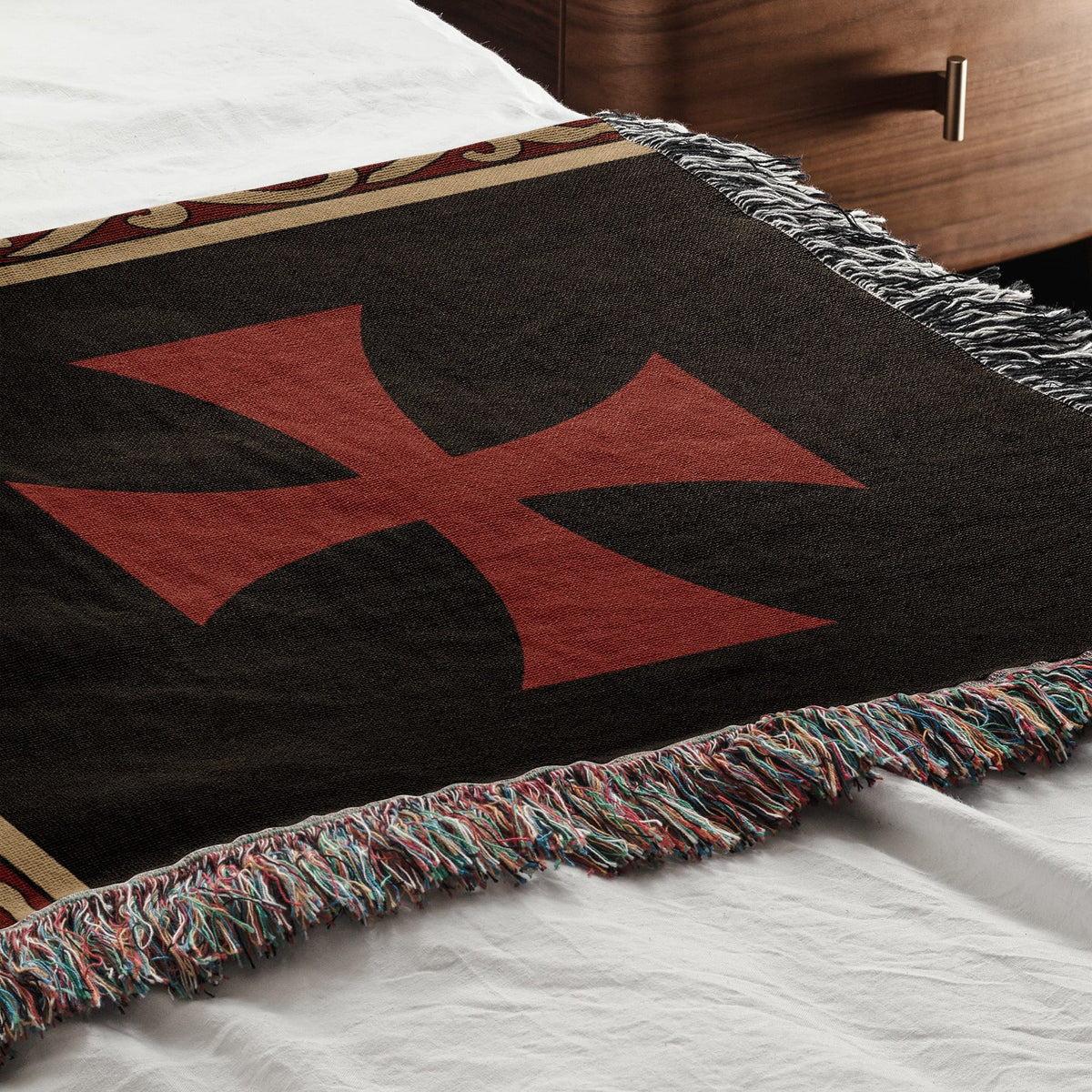 MyDesigns Ancient Orders I Night jacquard woven blanket