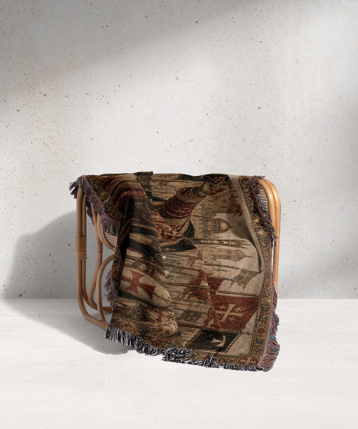 CalmNestStyle Baldwin IV Rex Hierosolymitanus jacquard woven blanket