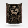 Ornate Sacred Lamb Woven Blanket