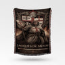 Jacques De Molay Heroic Knight Templar Woven Blanket