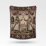 Templar Medieval Battle Scene Blanket