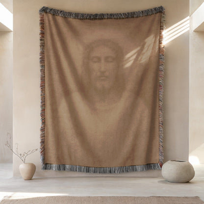 Jesus Face Wall Hanging Tapestry Blanket Decor