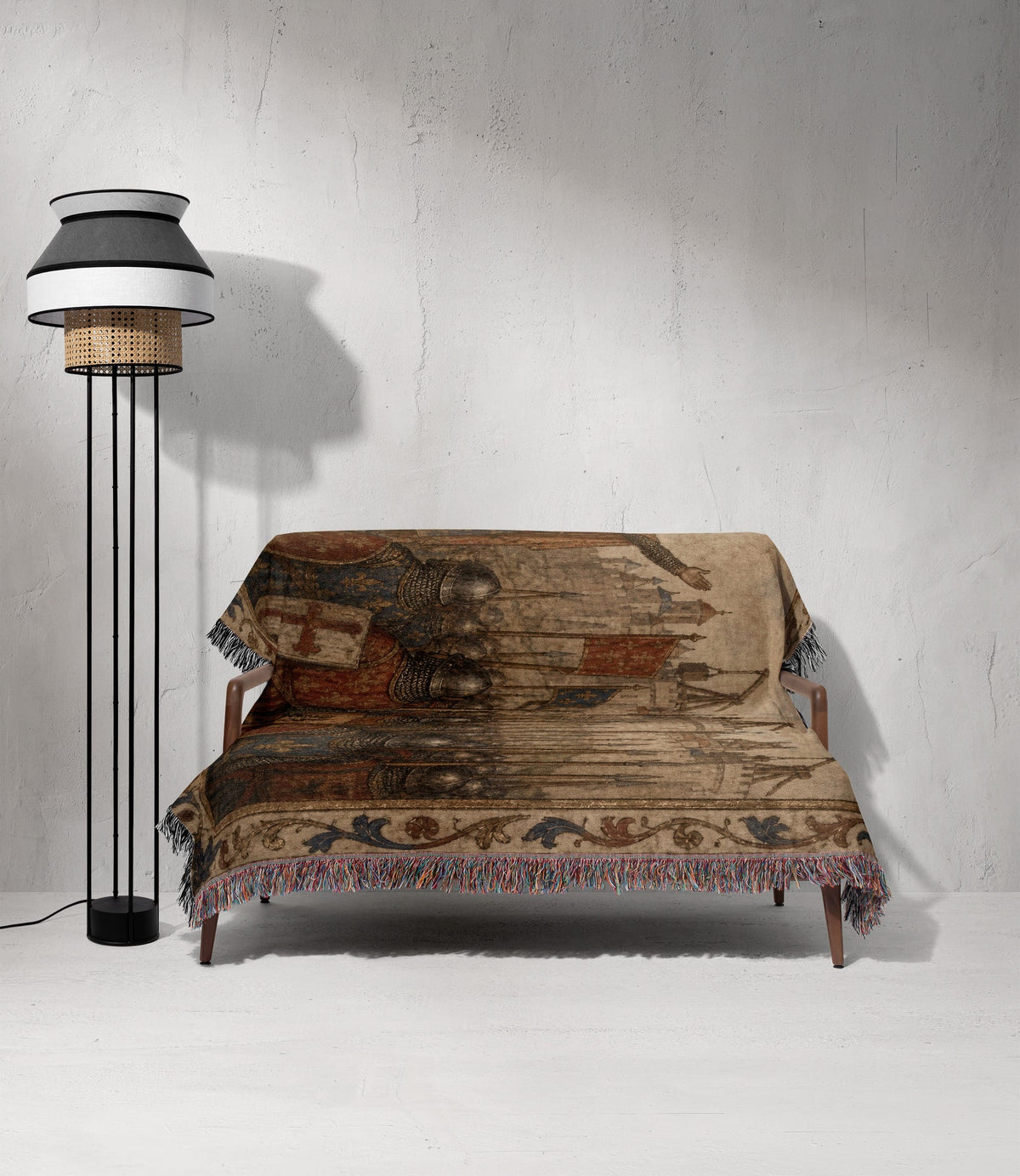 CalmNestStyle Baldwin IV Addresses His Army jacquard woven blanket