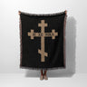 Sacred Nika Cross Woven Faith Blanket