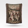 Knights Templar Crusade with Heraldry Details Templar Woven Blanket