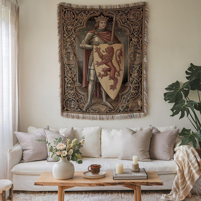 Medieval Knight Tapestry Wall Hanging Home Decor