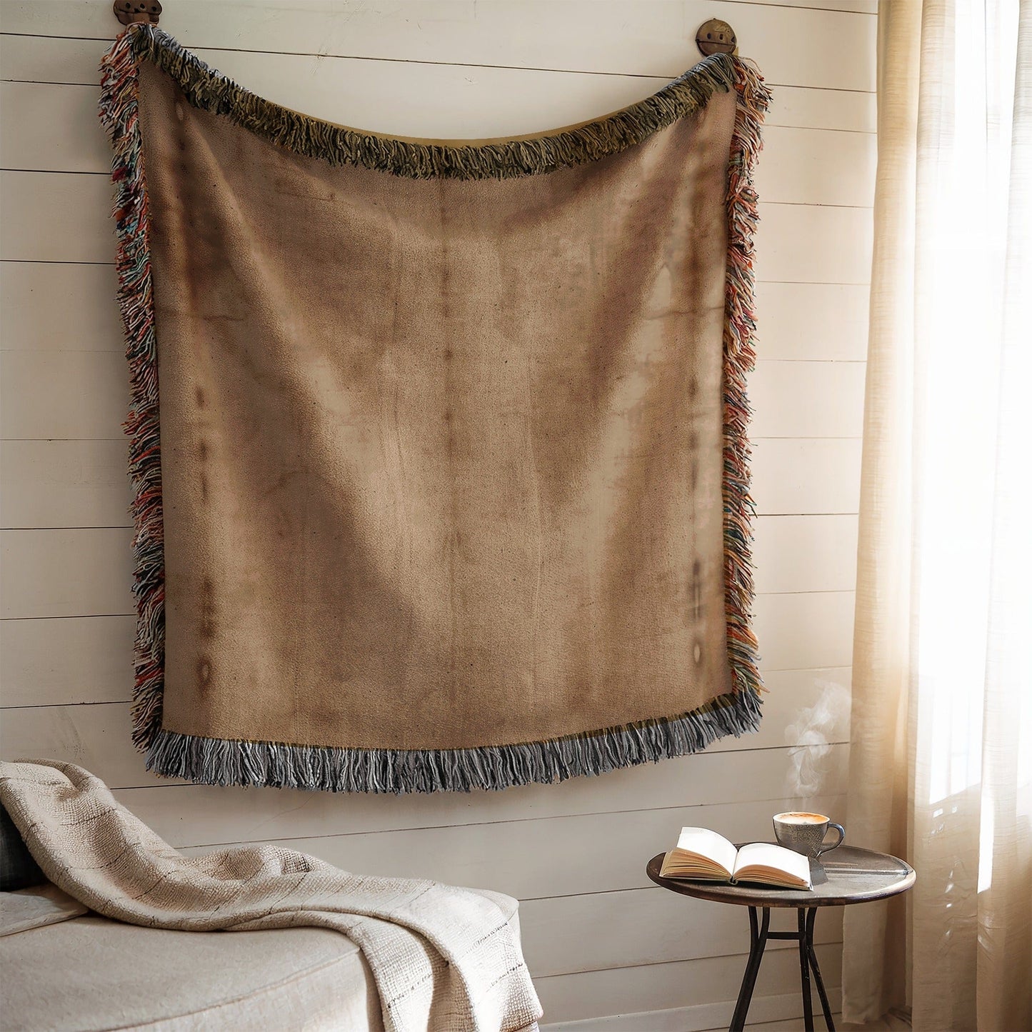 Cozy and Stylish Warm Fringe Blanket for Home Decor