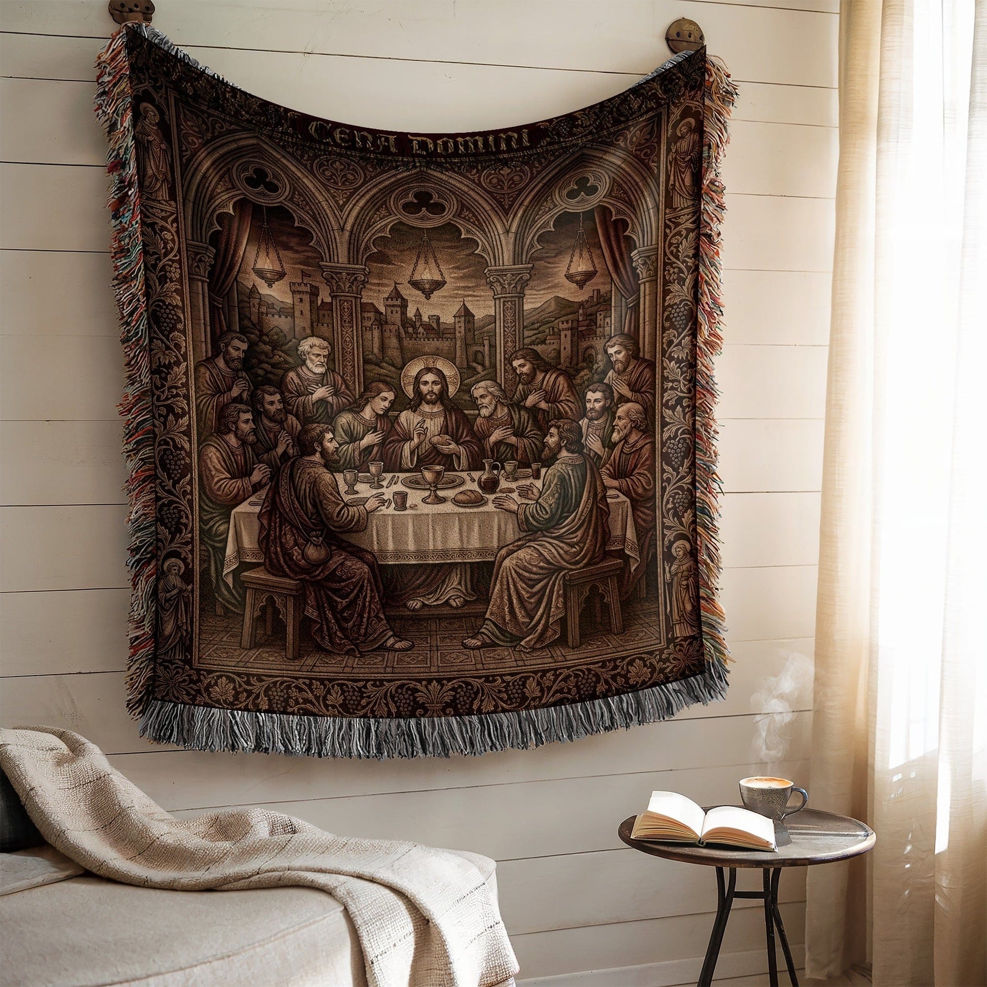 The Last Supper Scene Wall Hanging Art Tapestry