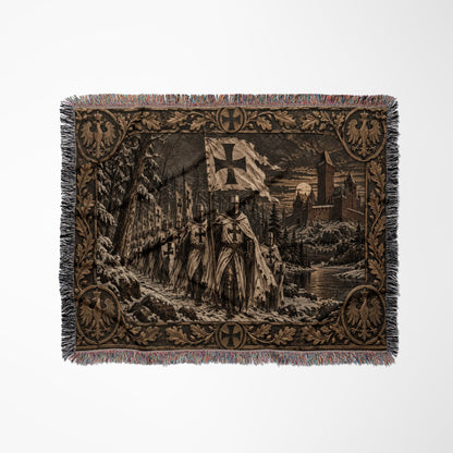 MyDesigns Teutonic Knights – The Winter March jacquard woven blanket