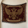 Crowned Double Eagle Woven Blanket I Name & Est. Date