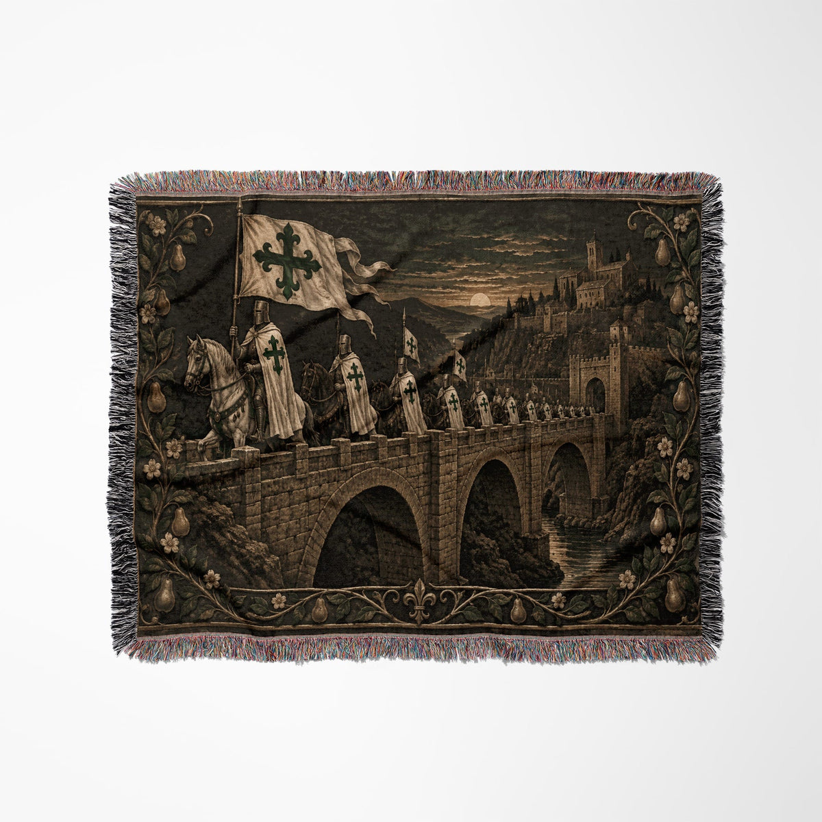MyDesigns Order of Alcántara I The Standard at the Bridge jacquard woven blanket