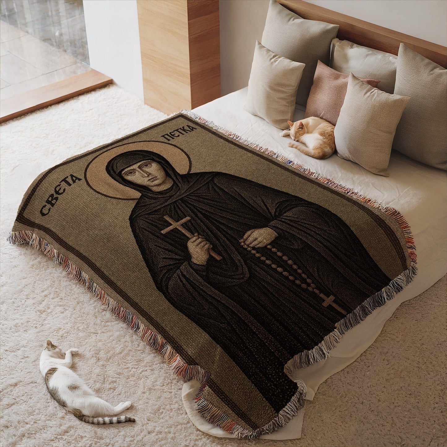 Saint Petka Design Blanket Tapestry Bedspread