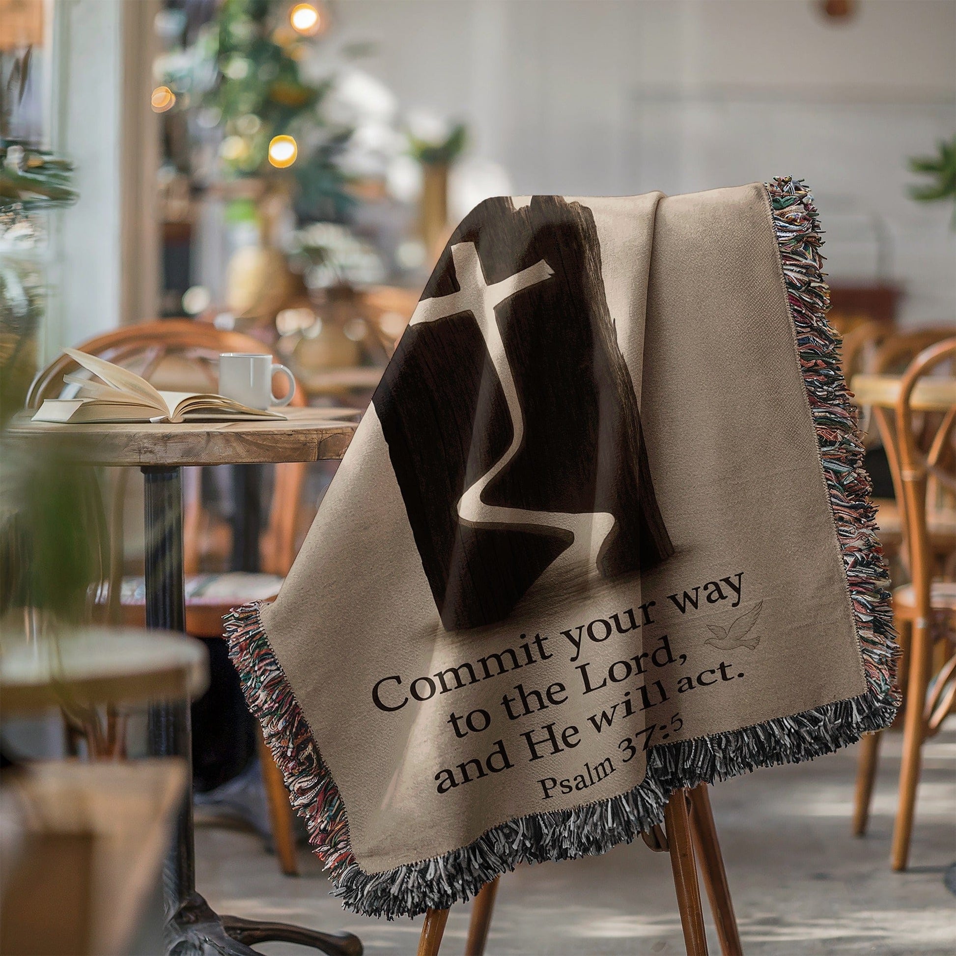 Commit Your Way to the Lord Psalm 37:5 Blanket