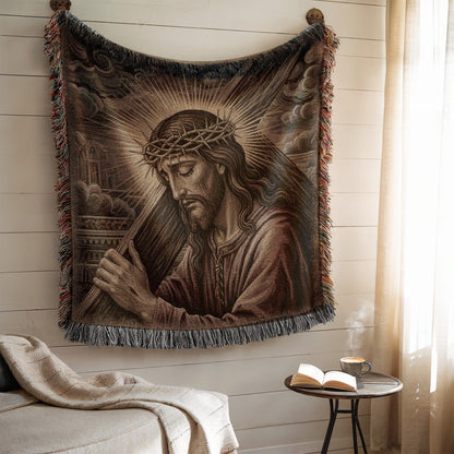 Jesus Christ Art Tapestry Religious Home Decor Display