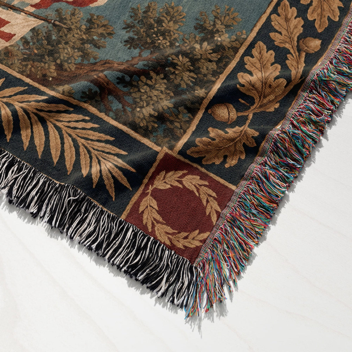 CalmNestStyle Baldwin IV at Montgisard jacquard woven blanket