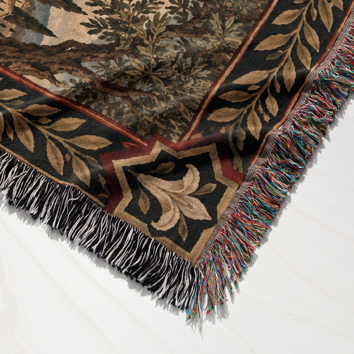 CalmNestStyle The Good Shepherd jacquard woven blanket