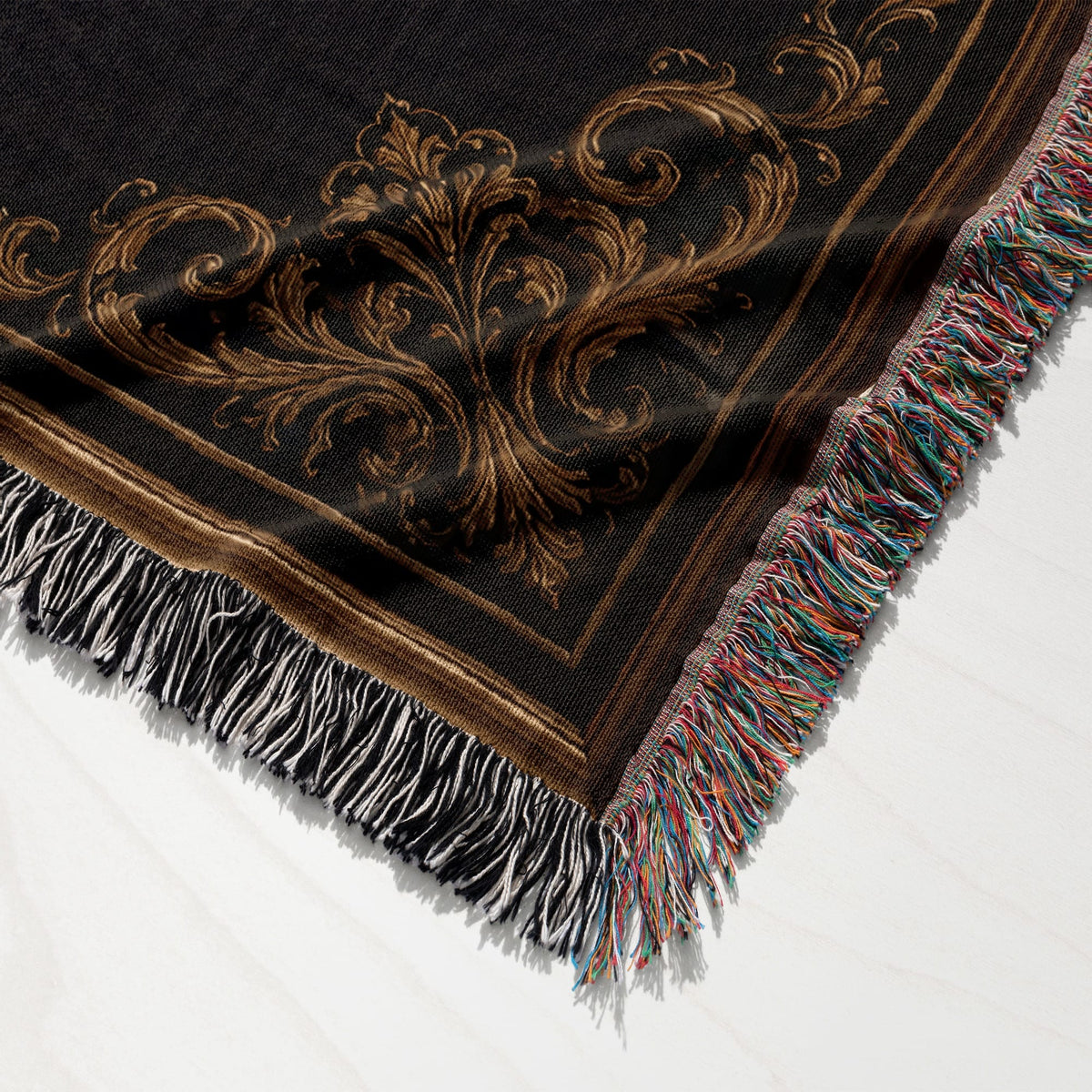 CalmNestStyle Christ Pantocrator jacquard woven blanket