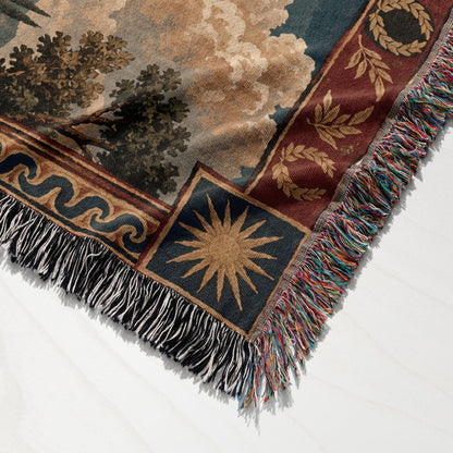 CalmNestStyle Constantine In Hoc Signo Vinces jacquard woven blanket