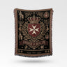 Order of Malta Royal Order Crown Woven Blanket