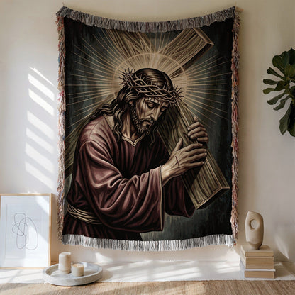Jesus Christ with Crown of Thorns tapestry product