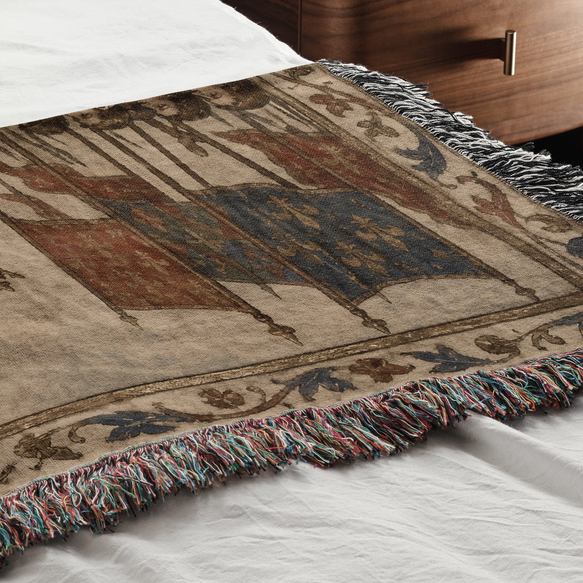 CalmNestStyle Baldwin IV Addresses His Army jacquard woven blanket