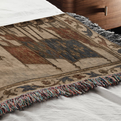 CalmNestStyle Baldwin IV Addresses His Army jacquard woven blanket