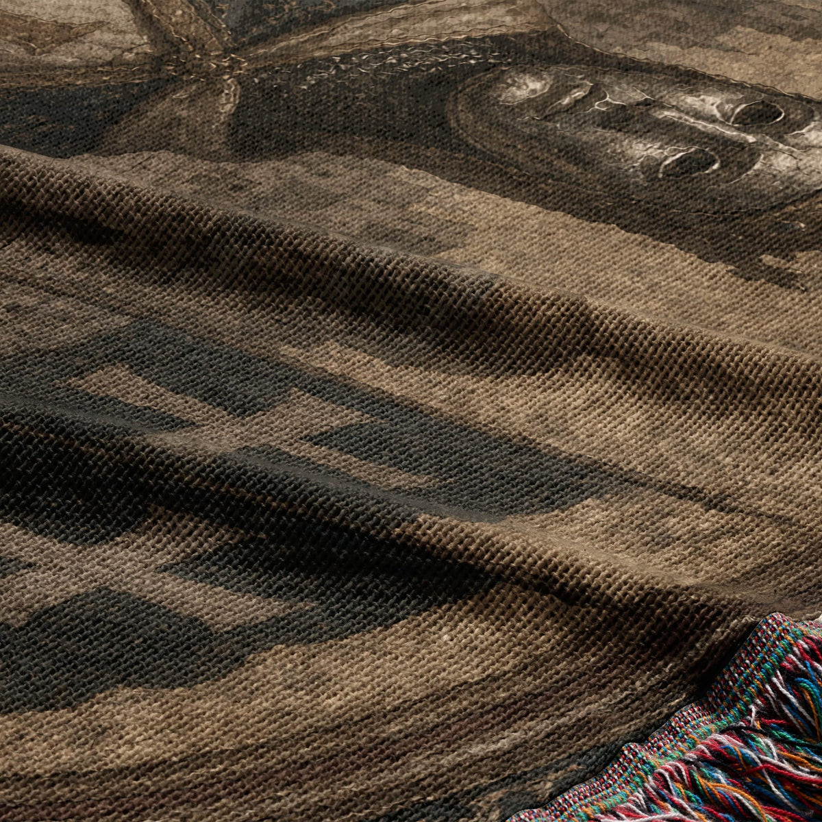 CalmNestStyle Baldwin IV Before His Knights jacquard woven blanket