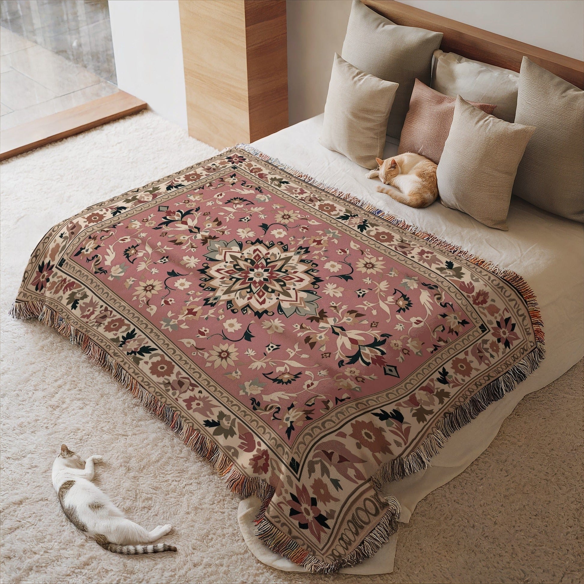 Bohemian Style Blanket for Cozy Home Decor