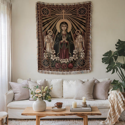 Religious Themed Wall Hanging Tapestry for Home Decor