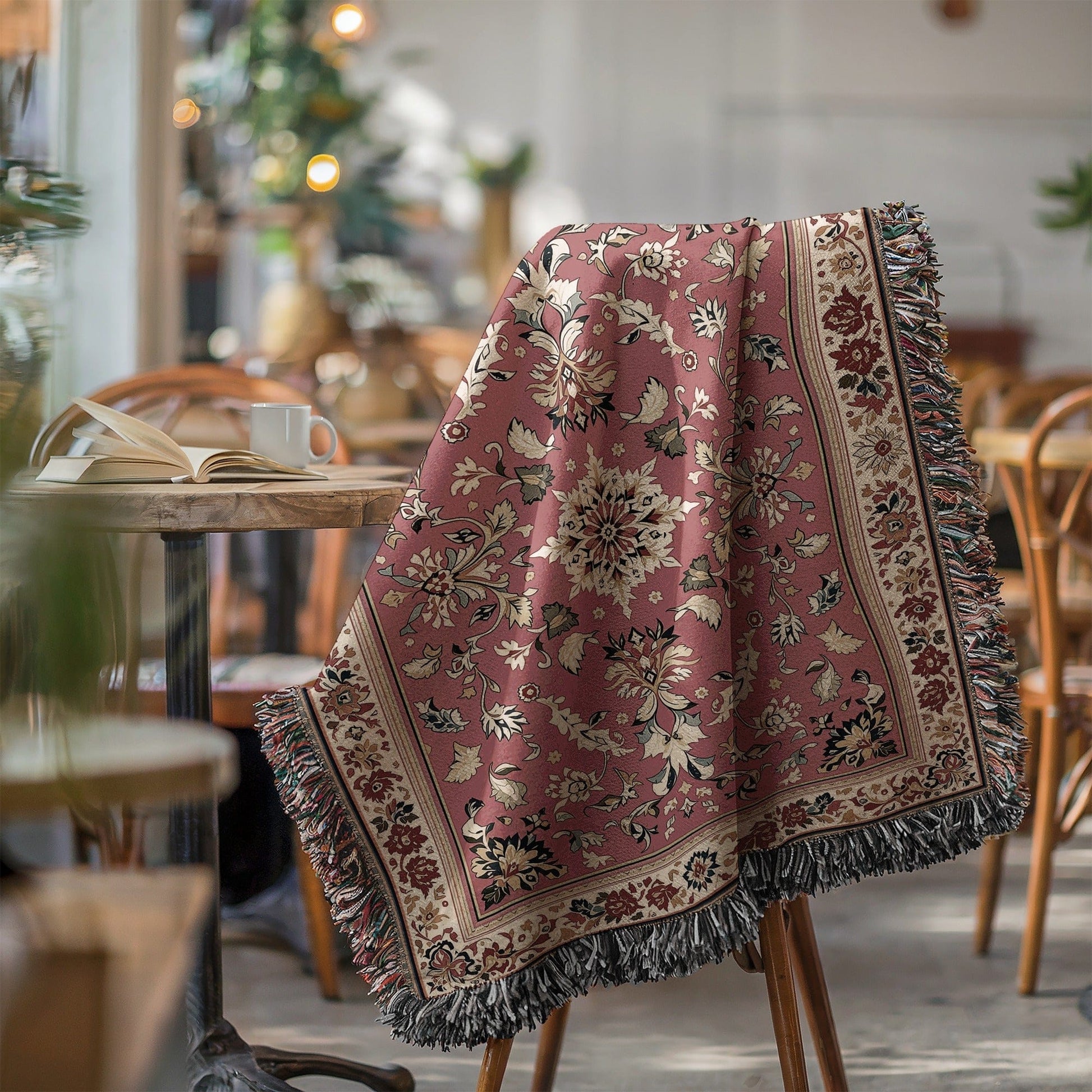 Elegant Floral Design Tapestry for Cozy Interiors