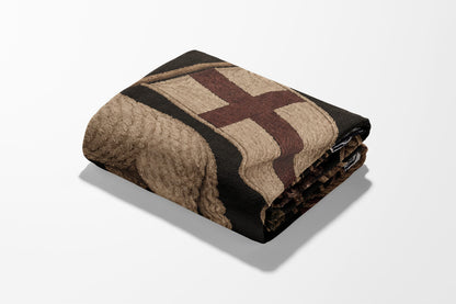 CalmNestStyle Ecclesiastical Majesty Woven Blanket jacquard woven blanket
