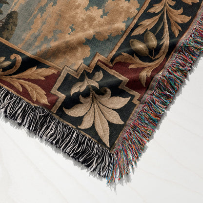 CalmNestStyle Saint Peter Prince of the Apostles jacquard woven blanket