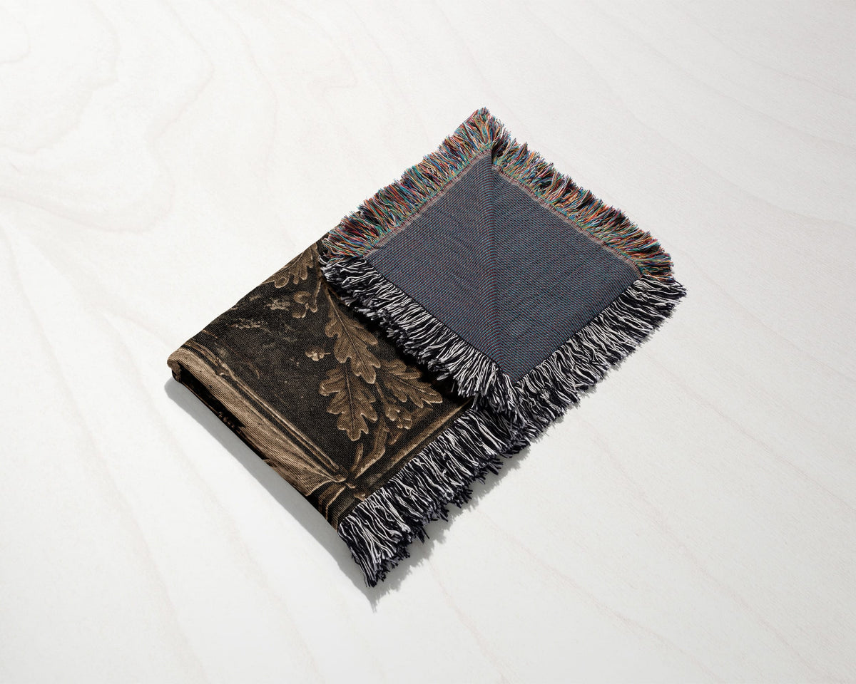 MyDesigns Teutonic Order – Black Cross and Fortress jacquard woven blanket