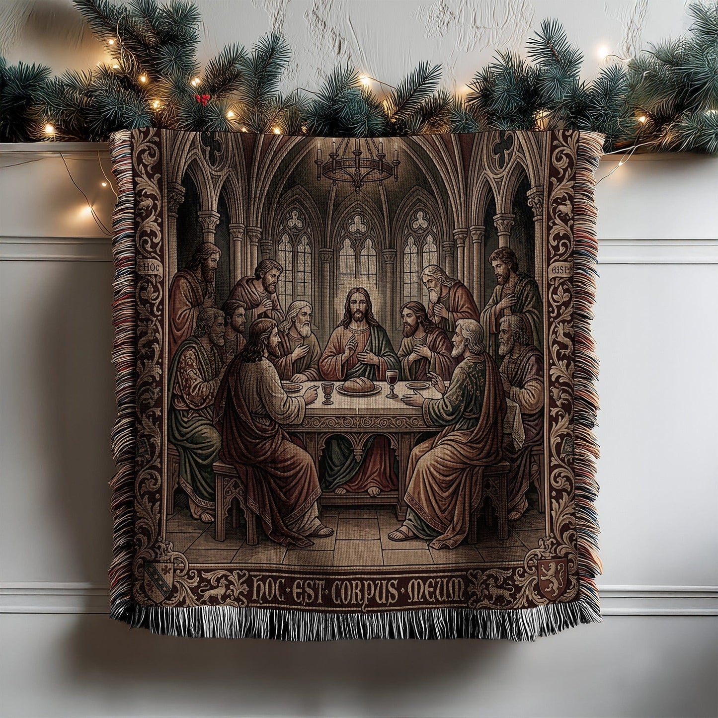 The Last Supper Jesus and Disciples Tapestry Product
